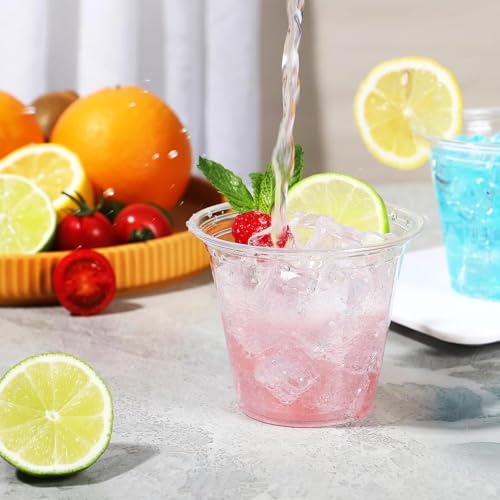 BYSNOW 250 Pack 9 oz Disposable Plastic Cups for Party, Plastic Wine Cups with Higher Heat Resistance (9oz 250pack) - Image 5