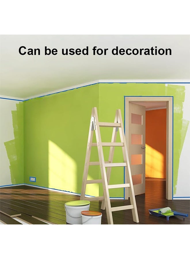 GIFT 2 Rolls Premium Painters Tape, Blue Tape, Masking Tape, Paint Tape for Multi-Purpose, Painting, Painter's, DIY Crafts Arts (2.5cmx50m) Decoration Labeling No Residue, Easy Removal - Image 3