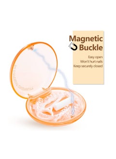 Captaintech Retainer Case,2 Pack Orthodontic Mouth Guard Case with Magnetic Closure Hinged Lid, Portable Slim Night Guard Case,Easy to Clean Aligner Case  - Image 4