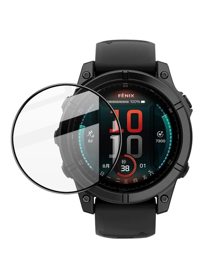 erorex For Garmin Fenix E 47Mm Plexiglass Hd Watch Protective Film - Image 1