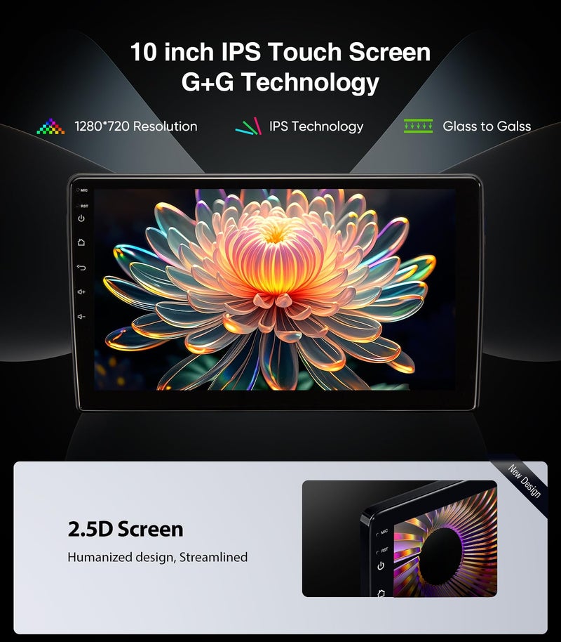 AINAVITO 10 Inch for Ford F150 Radio 2004~2008 F250/F350/450/550 2008~2016 | Wireless CarPlay Android Auto | Plug and Play | 5G Wi-Fi/Bluetooth 5.0 | Touch Screen Car Stereo (10 Inch with Full Screen) - Image 5