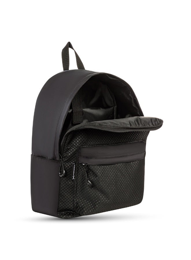 HYDROBREW 17" Backpack w/ Bento Lunch Box - Black - Image 2