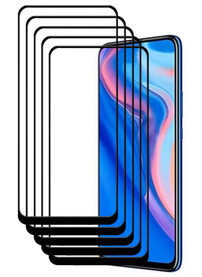 ACLIX 5 Pieces Antistatic ESD Dustproof Premium Quality High Definition Tempered Glass Screen Protector Designed For Huawei Y9 Prime (2019) - Image 1