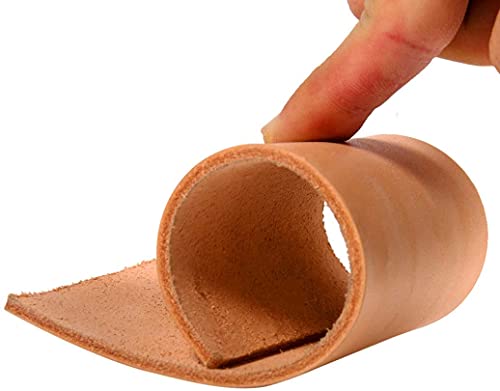 Grandslam Double side 8" x 3" Leather Strop with Dual-sidedt Tape, Green & White Polishing Compound Kit for Honing & Sharpening Knives, Kitchen & Chef Knives, Straight razor, Wood Carving Chisels - Image 3