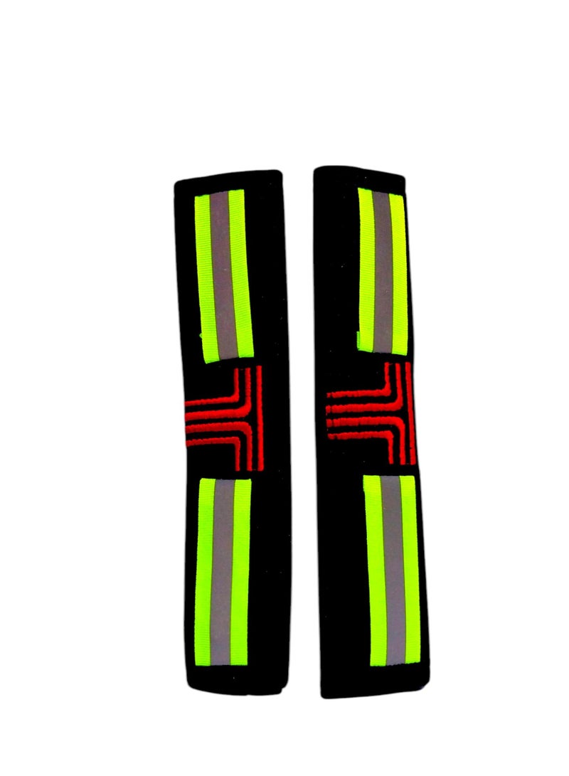 Phosphorescent seat belt decoration car logo on belt decoration - Image 2