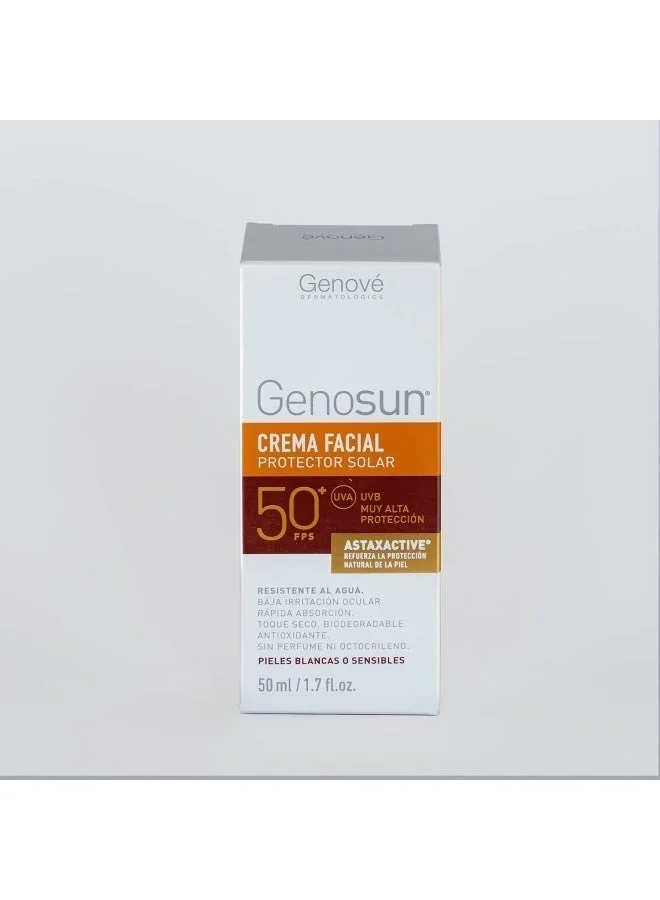 Genove  GENOSUN Genove CR Face SPF 50 Sunscreen | Octocrylene-Free | Antioxidant | 50ml  | Best Price UAE