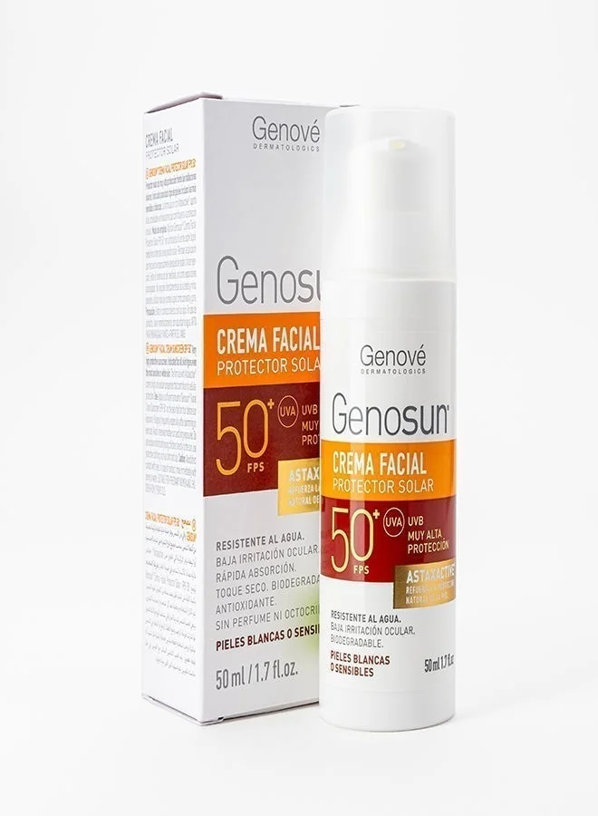 Genove  GENOSUN Genove CR Face SPF 50 Sunscreen | Octocrylene-Free | Antioxidant | 50ml  | Best Price UAE