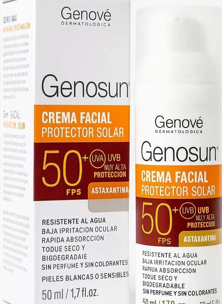 Genove  GENOSUN Genove CR Face SPF 50 Sunscreen | Octocrylene-Free | Antioxidant | 50ml  | Best Price UAE