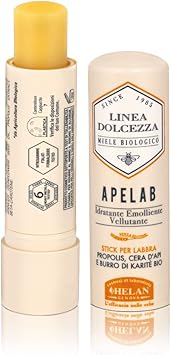Helan Linea Dolcezza Lip Care Gift Set with Moisturising Lip Balm in Stick 4ml with Shea Butter Beeswax Lip Butter 15ml with Castor Oil for Dry Skin Soothing Repair Treatment Made in Italy - Image 3