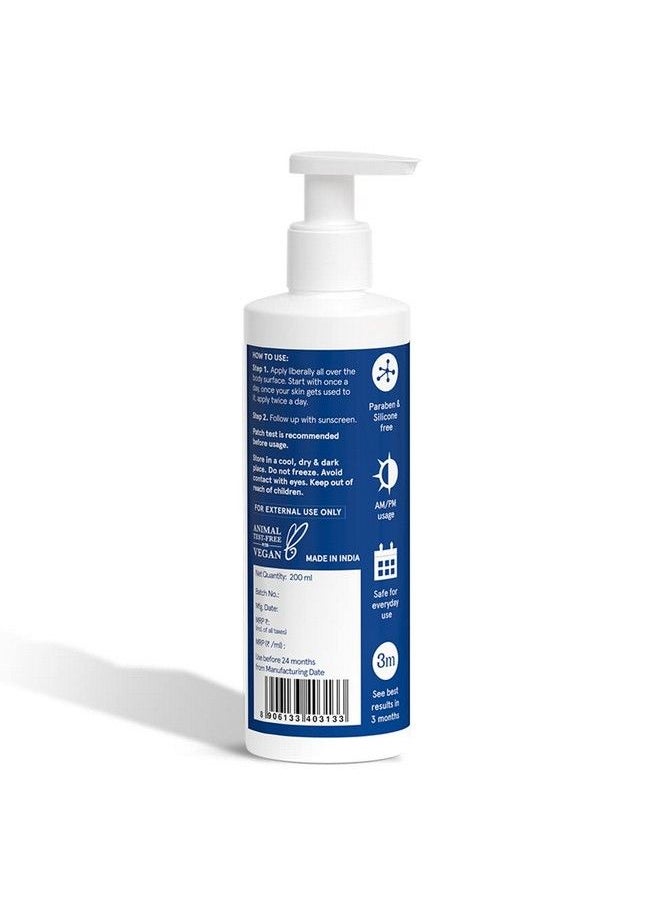 Be Bodywise - Antiaging Retinol Body Lotion 200Ml ; With 0.1% Retinol 2% Niacinamide Shea Butter ; Fights Visible Signs Of Aging & Reduces Stretch Marks ; For Brighter & Eventoned Skin - Image 1