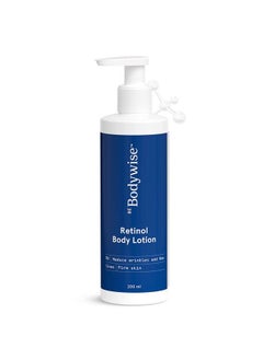Antiaging Retinol Body Lotion 200Ml ; With 0.1% Retinol 2% Niacinamide Shea Butter ; Fights Visible Signs Of Aging & Reduces Stretch Marks ; For Brighter & Eventoned Skin