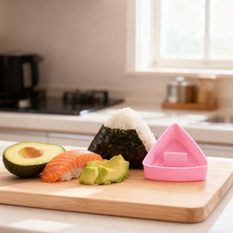 Japanese Style Triangle Rice Ball Mold, Large Onigiri Mold, DIY Rice Sushi Seaweed Rice Tool - Image 4