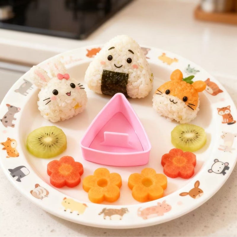 Japanese Style Triangle Rice Ball Mold, Large Onigiri Mold, DIY Rice Sushi Seaweed Rice Tool - Image 3