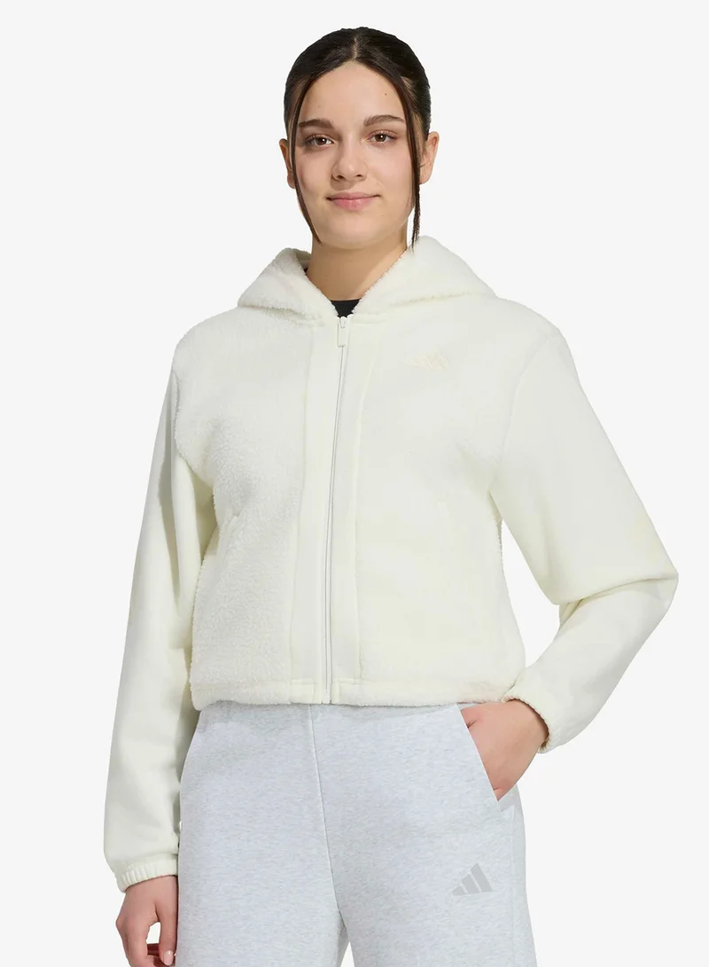 Adidas Youth 3-Stripes Essential Hoodie