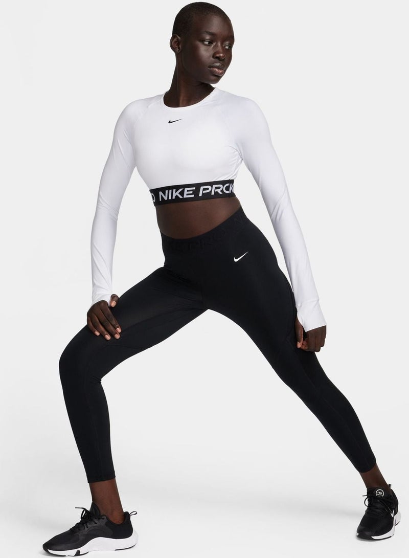 نايكي تيشيرت قصير بتقنية دراي-فيت مزين بقصة بكامل الخصر - Image 5