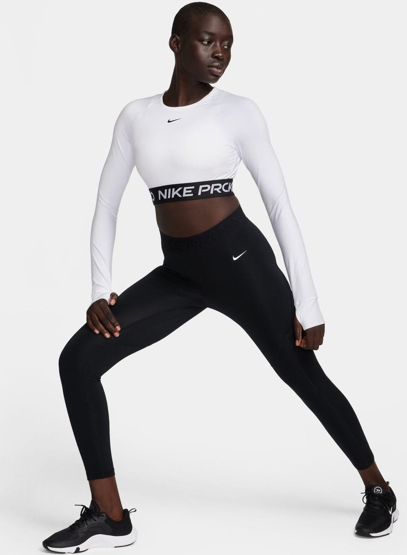 نايكي تيشيرت قصير بتقنية دراي-فيت مزين بقصة بكامل الخصر - Image 5