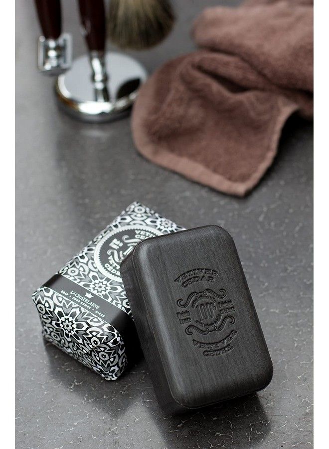 La Chatelaine Shea Butter Bar Soap| Natural And Organic |Triple Milled | Made In France | Large (Vetiver Cedar) - Image 5