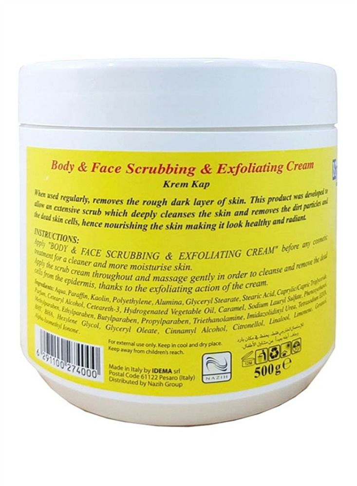 Body And Face Scrubbing And Exfoliating Cream 500g