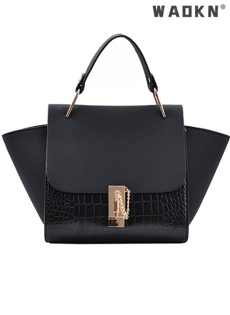 WAOKN Women's New Frosted Shoulder Bag, Ladies European and American Style Chain Crossbody Bag Side Bag Sling Bag, Simple Retro Large Capacity Carrying Bag Handbag Tote Bag - Image 1