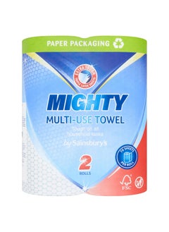 Sainsbury's Mighty Multi-Use Towel 2 Rolls