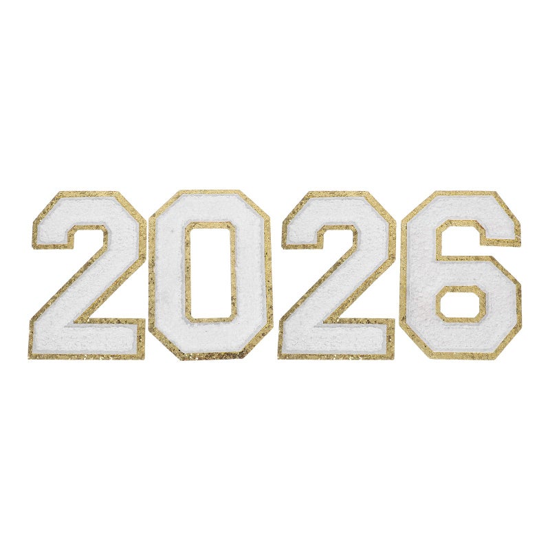 Polyester Iron On Number Patches 2026 Set Of 4 For Clothing Hats Backpacks DIY - Image 2