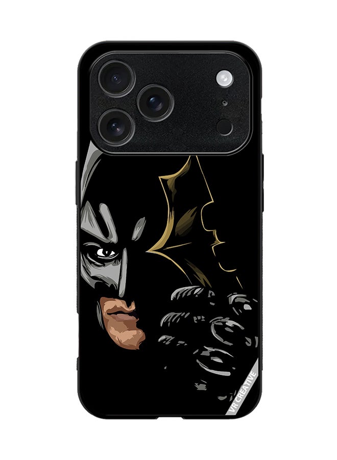 VR CREATIVE Protective Case Cover For Apple iPhone 17 Pro Batman Black Design Multicolour