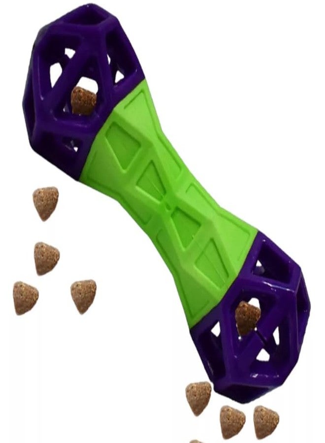 THE DDS STORE Products Durable Interactive Tooth Cleaner Catch n Squeaky Dumbbell Treats Puzzle Toy for Dog-Breed Like- Golden Retriever (Blue) - Image 1