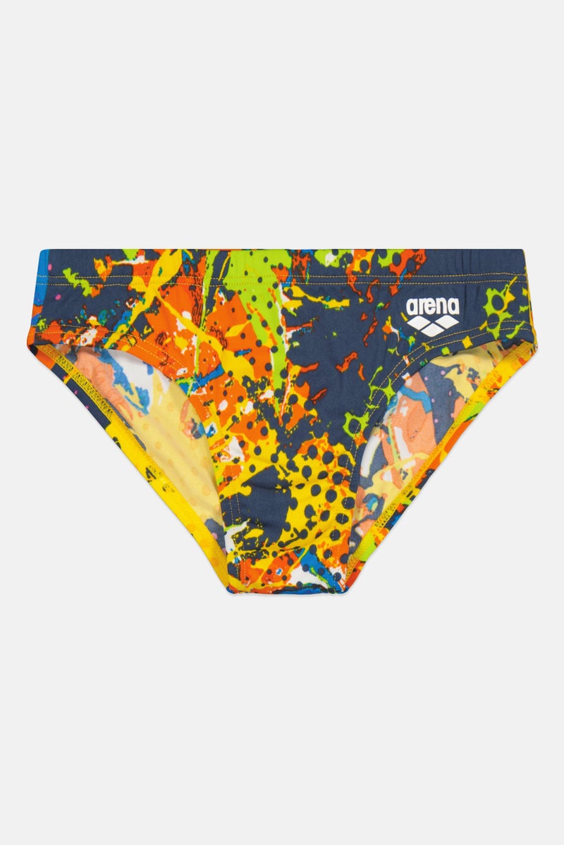 arena Kids Boy Allover Print Brief, Multicolor - Image 2