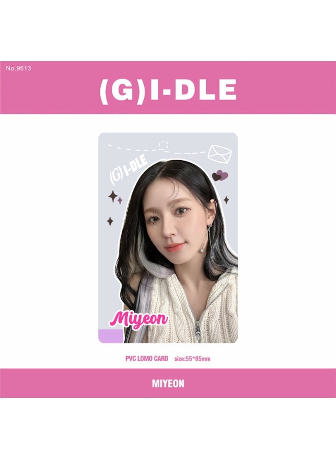 بطاقة تصوير حياة حول نجمة مجموعة Gidle - بطاقة شفافة صغيرة من مينى وسونغ يوتشى - Image 2