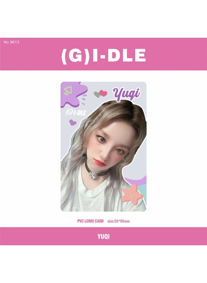 بطاقة تصوير حياة حول نجمة مجموعة Gidle - بطاقة شفافة صغيرة من مينى وسونغ يوتشى - Image 4