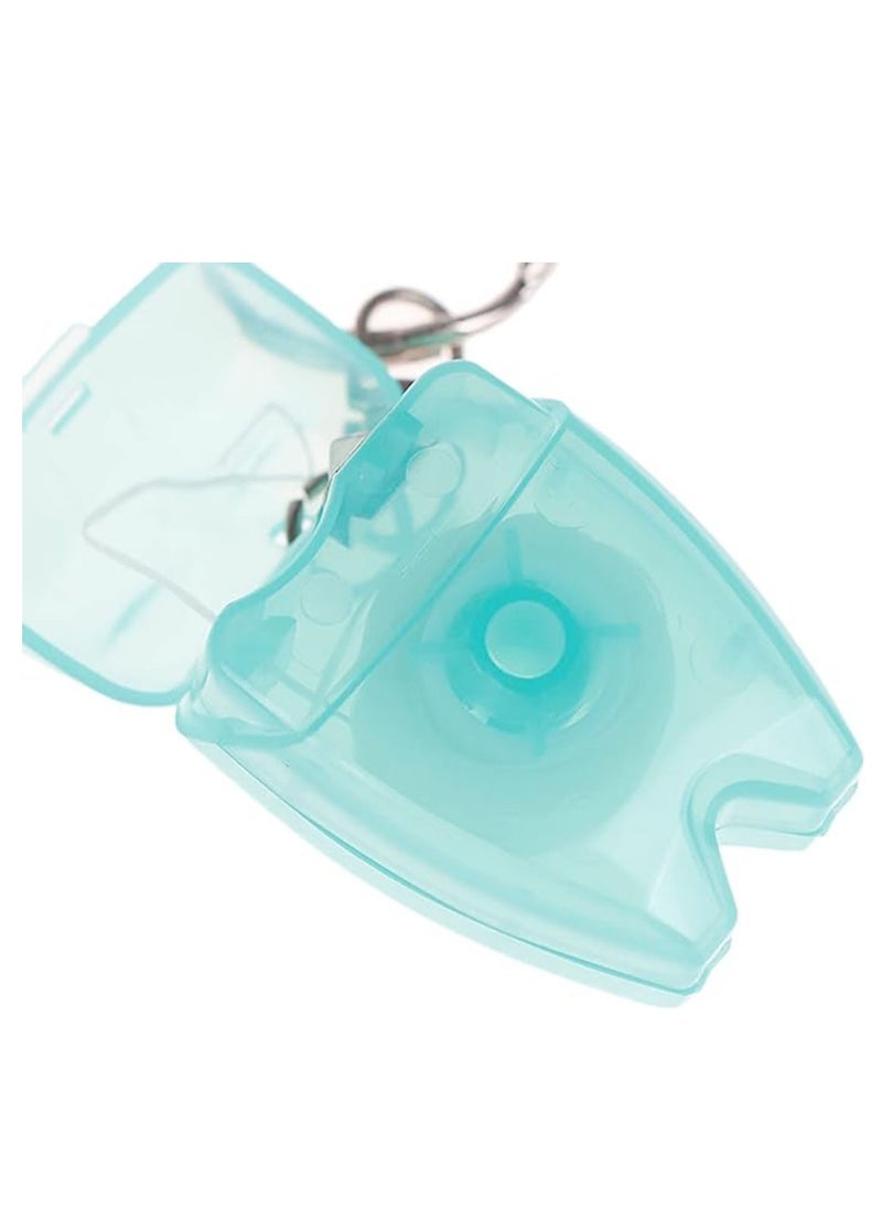 Portable Dental Teeth Floss, Mini Box Floss Picks Keychain Dental Floss for Home and Travel 10pcs