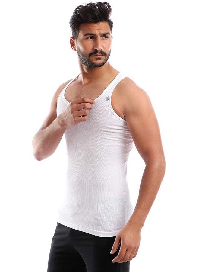 COTTONIL Plain Basic Scoop Neck Sleeveless Undershirts Pack Of 6 