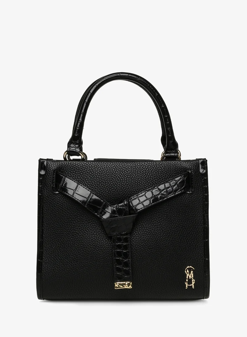 Croco Pebble PU Mini Tote Bag