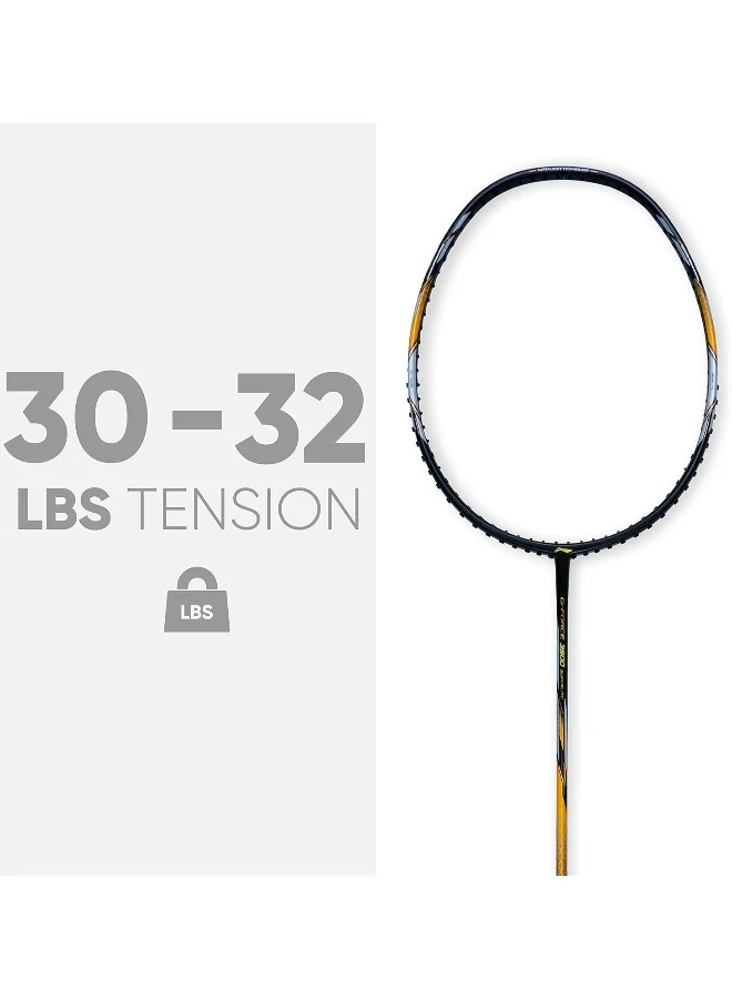 Li-Ning Li-Ning G-Force Superlite 3700 Carbon-Fiber Badminton Racquet with Free Full Cover