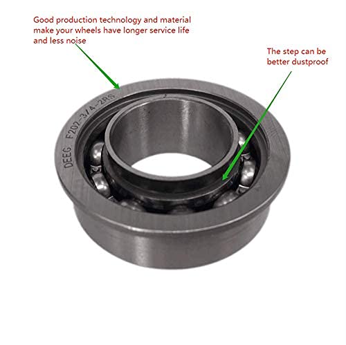 DEEG 4PCS Lawn Mower Front Wheel Bushing to Bearing Conversion Kit Replaces Craftsman,Husqvarna,Murray,Sears,AYP,Poulan,Toro 9040H,532009040 532124959 OEM Upgrade Riding Lawn Mower Front Wheel Parts - Image 5