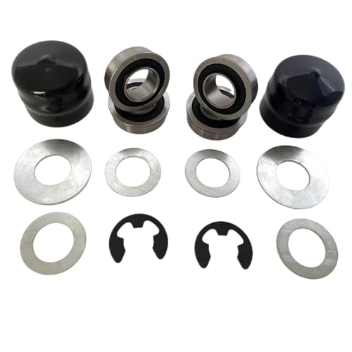DEEG 4PCS Lawn Mower Front Wheel Bushing to Bearing Conversion Kit Replaces Craftsman,Husqvarna,Murray,Sears,AYP,Poulan,Toro 9040H,532009040 532124959 OEM Upgrade Riding Lawn Mower Front Wheel Parts - Image 1