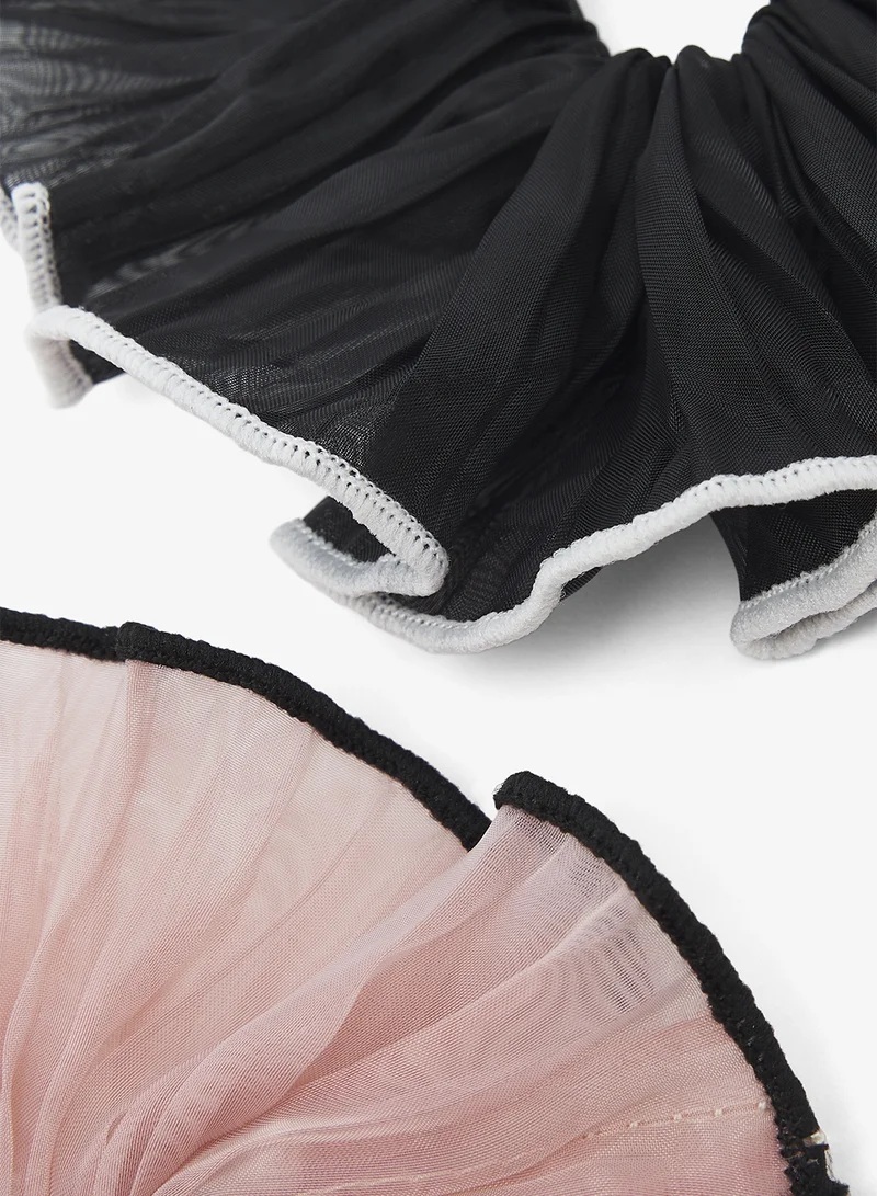 جينجر 2PK Ruffle Hair Ties
