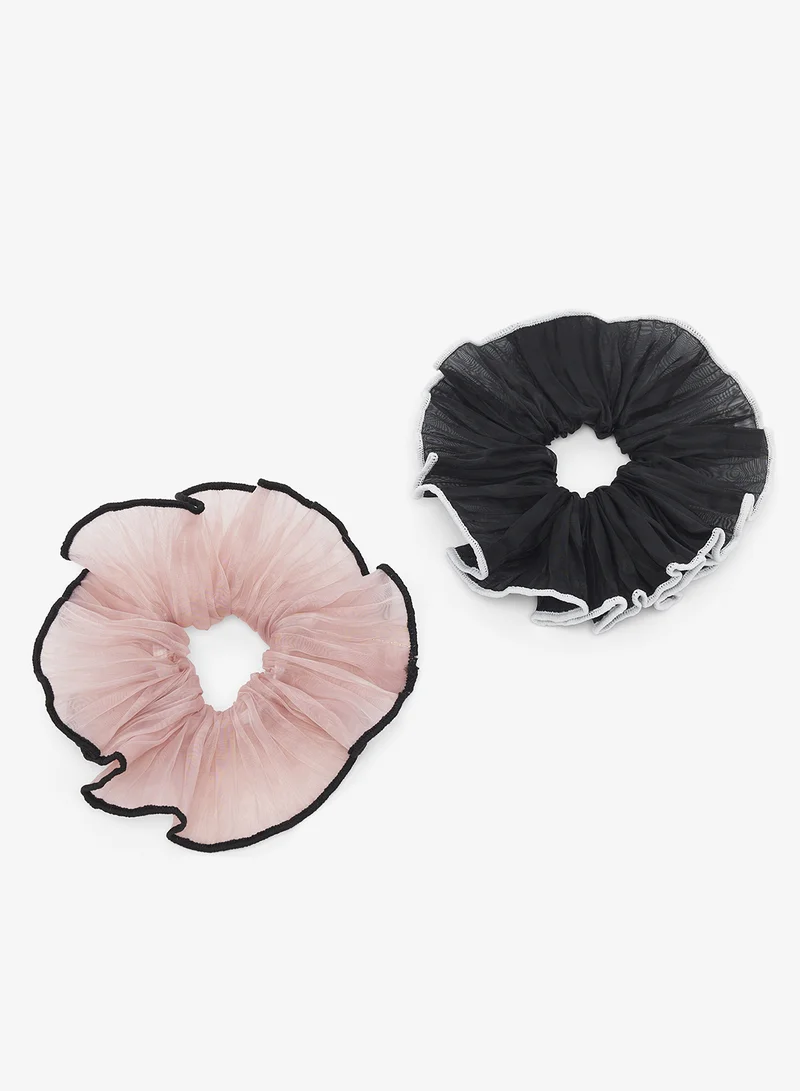 جينجر 2PK Ruffle Hair Ties