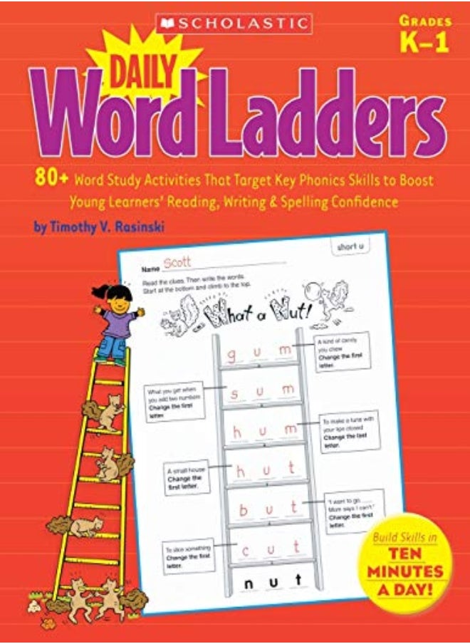 null - Daily Word Ladders: Grades K-1: 80+ Word Study Activities That Target Key Phonics Skills to Boost Yo - Image 1