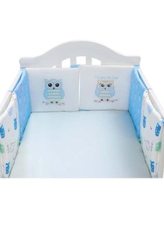 DUNISO 6 Pieces of Baby crib protective pads, male and female universal pure cotton rectangular surround pads, children's bed surround, soft, breathable and anti collision, 30cm * 30cm  - Image 1