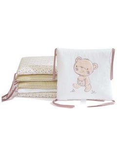 DUNISO 6 Pieces of Baby crib protective pads, male and female universal pure cotton rectangular surround pads, children's bed surround, soft, breathable and anti collision, 30cm * 30cm  - Image 5