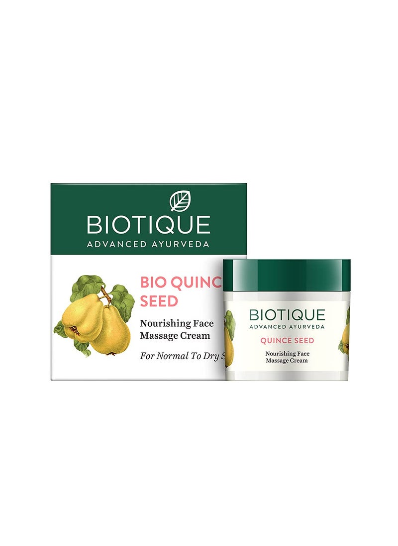 Biotique Biotique Quince Seed Nourishing Face Massage Cream 50 gm 169 Oz I Normal To Dry Skin 