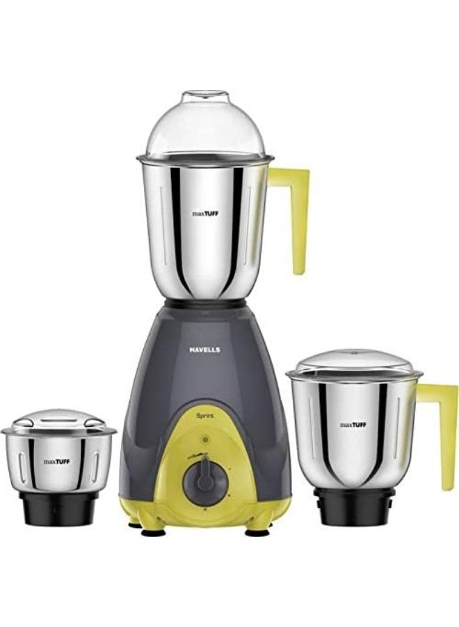 Havells خلاط هافيلز سبرينت، 600 واط، 3 أوعية (رمادي/أخضر) رمادي وأخضر قياسي - Image 2