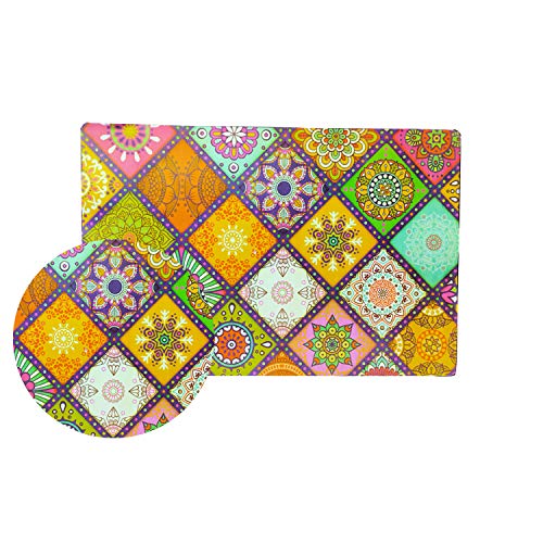 KANUSHI Industries® 1 Pc Fridge Cover for Top with 6 Utility Pockets + 3 Fridge Mats (FRI-DIG-B-TOP+M-22) - Image 5