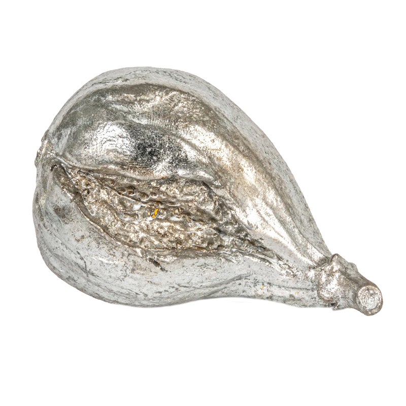 Creative Co-Op Decorative Resin Figs, Silver Finish, Set of 5 - Image 5