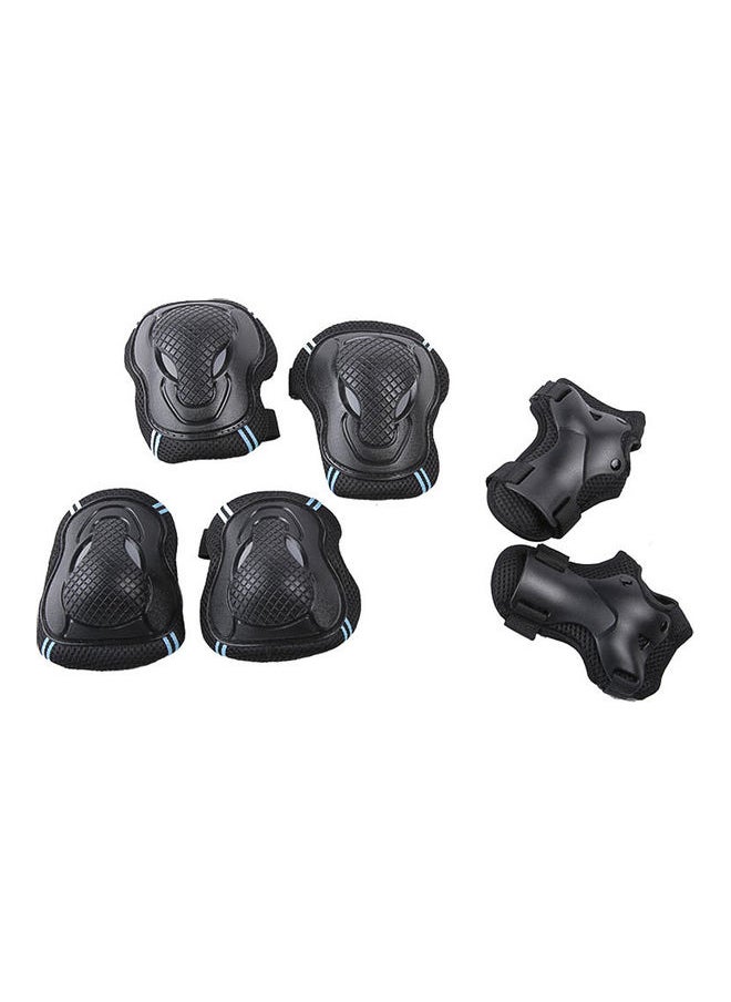 Generic - Set Of 6 Protector Kit Knee And Elbow Pads Wrist Guards M 30x4x18cm - Image 1