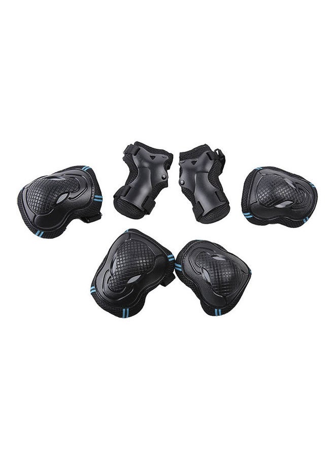 Generic - Set Of 6 Protector Kit Knee And Elbow Pads Wrist Guards M 30x4x18cm - Image 1