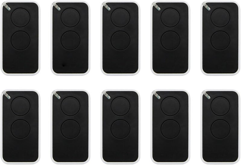 Garage Door Remote, 1-10pcs 433Mhz 433.92Mhz Rolling Code Garage Door Remote Control(Black-10pcs) - Image 1