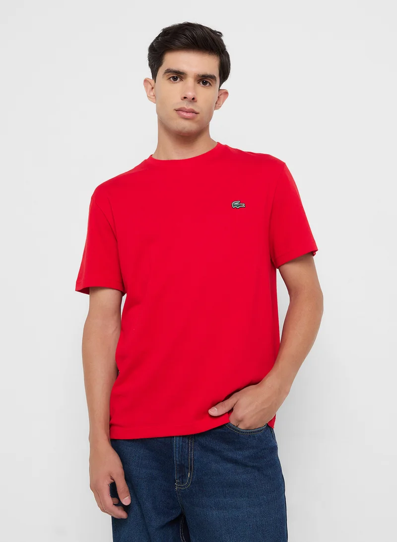 LACOSTE Regular Fit Crew Neck T-Shirt