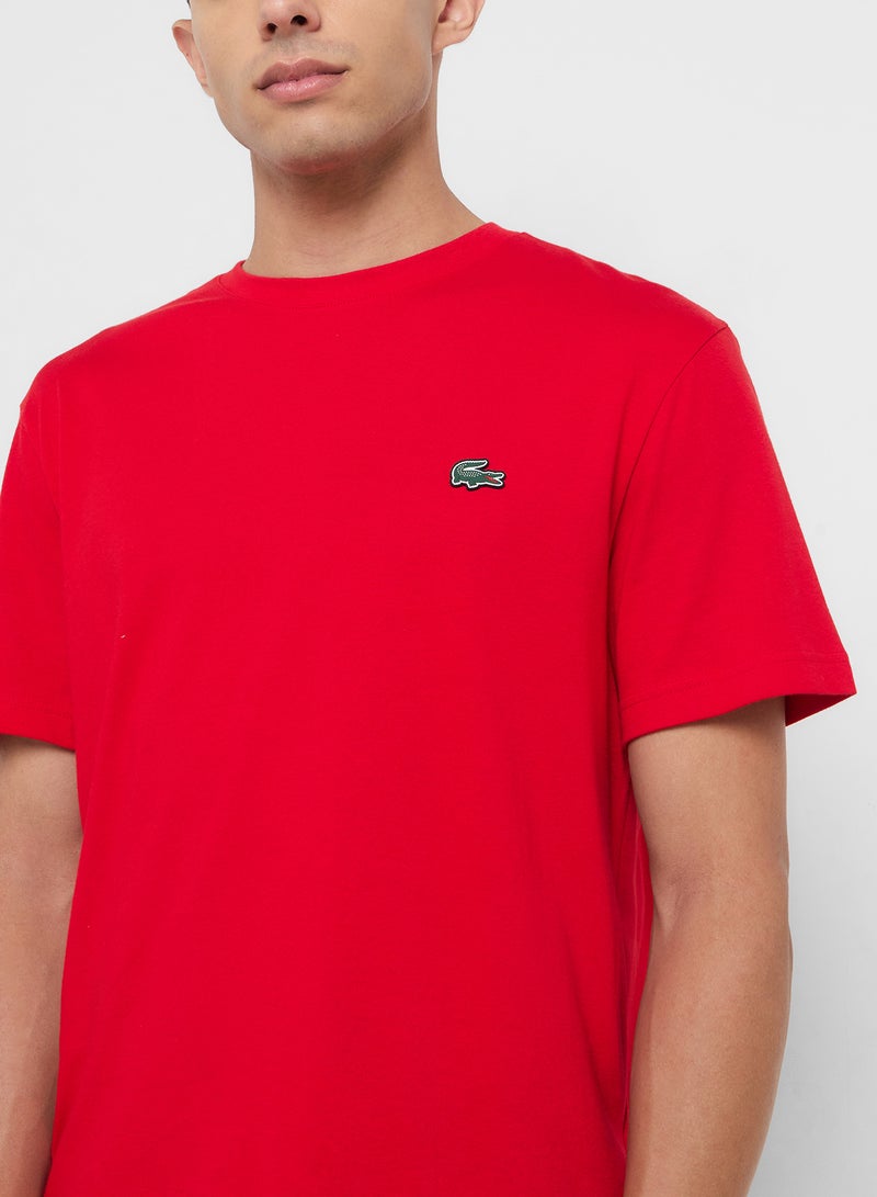 LACOSTE Regular Fit Crew Neck T-Shirt - Image 3
